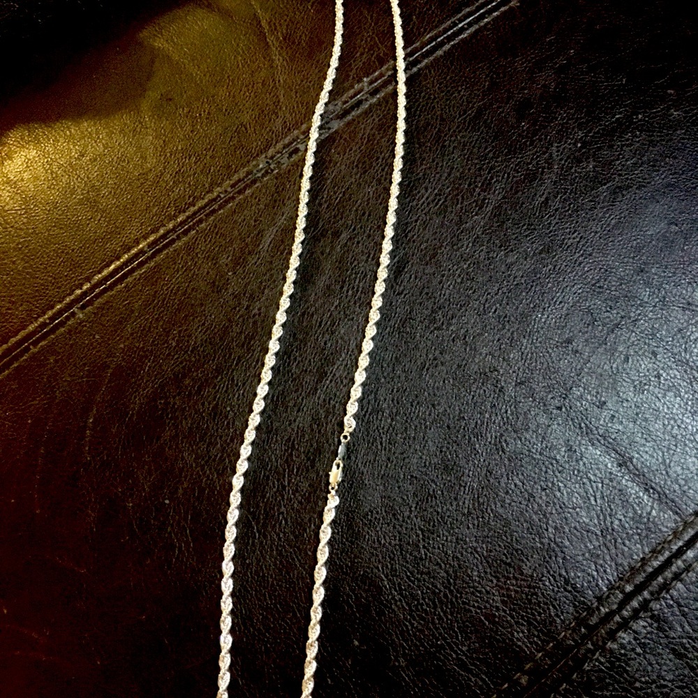 Silver Rope Necklace